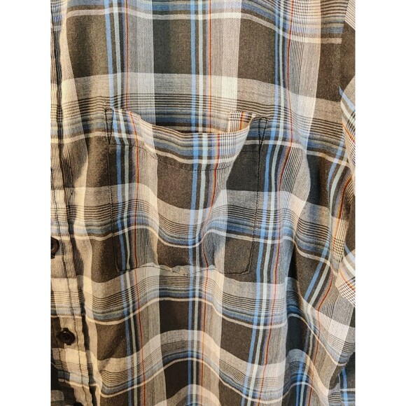 Vintage Men's Store Plaid Button Down Long Sleeve Shirt Large 16-16 1/2 - Picture 3 of 8